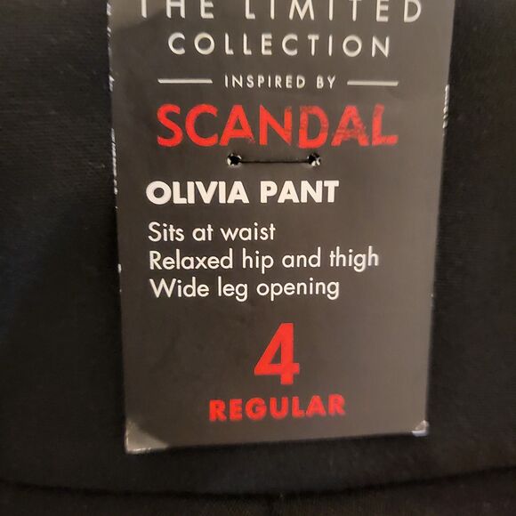 The Limited Scandal Collection Olivia Pant NWT SIZE 4R - Picture 5 of 9